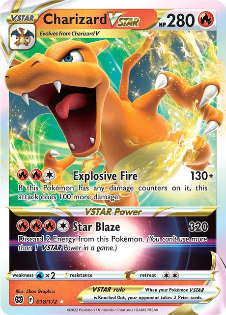 Pokemon Brilliant Stars Charizard VSTAR #18