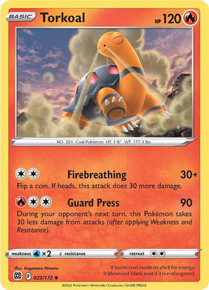 0023 Torkoal Uncommon Brilliant Stars