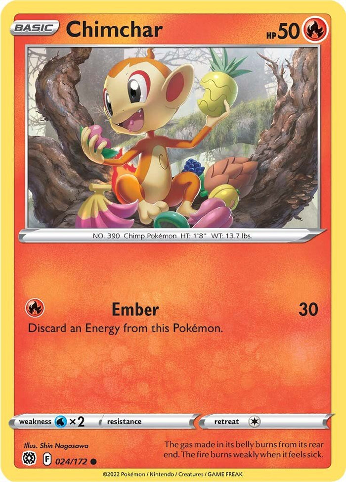 0024 Chimchar Common Brilliant Stars