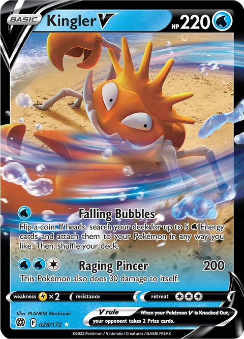 0028 Kingler Ultra Rare Brilliant Stars