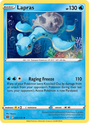 0031 Lapras Rare Brilliant Stars