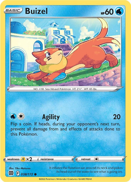 Pokemon Brilliant Stars Buizel #38