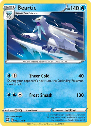 0043 Beartic Uncommon Brilliant Stars