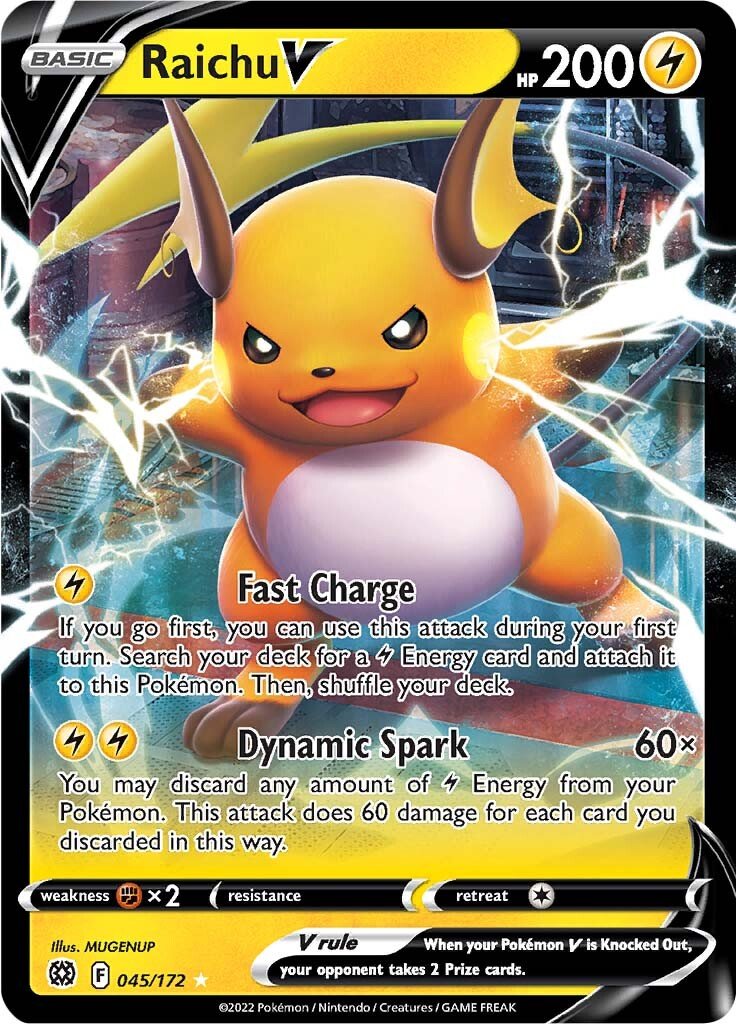 Pokemon Brilliant Stars Raichu V #45