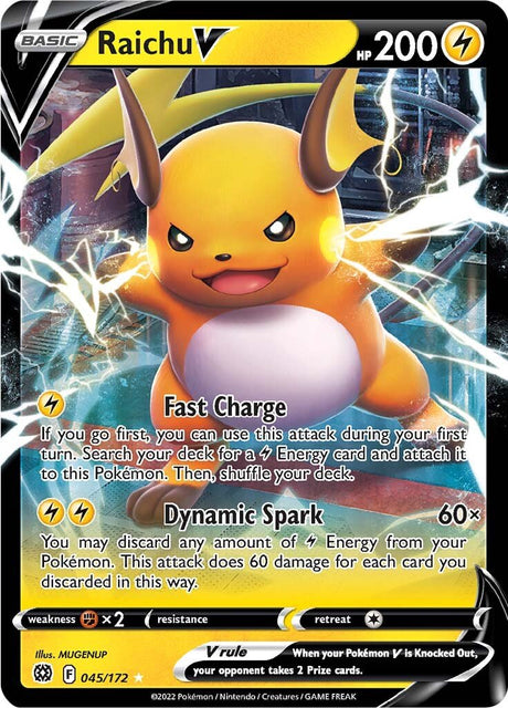 Pokemon Brilliant Stars Raichu V #45