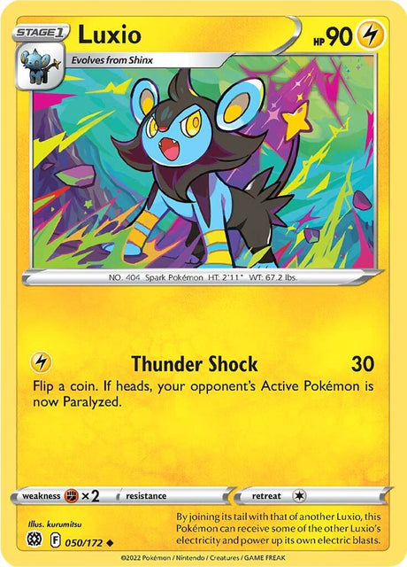 Pokemon Brilliant Stars Luxio #50