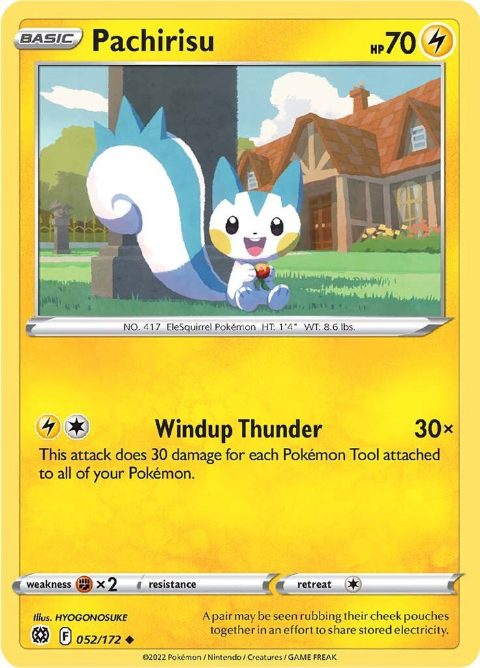 0052 Pachirisu Uncommon Brilliant Stars