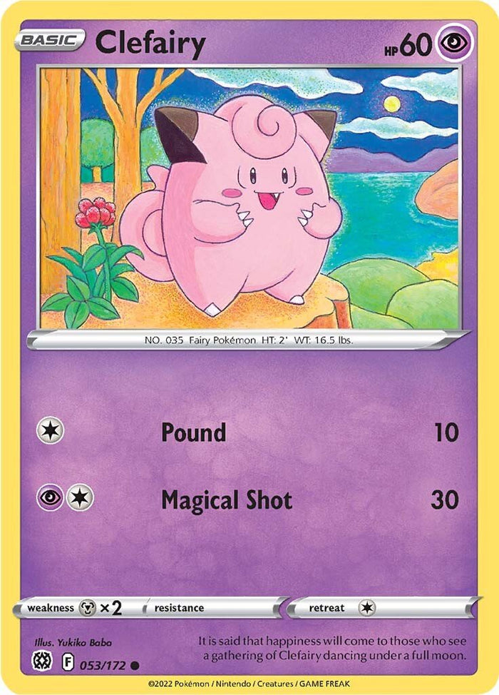 0053 Clefairy Common Brilliant Stars