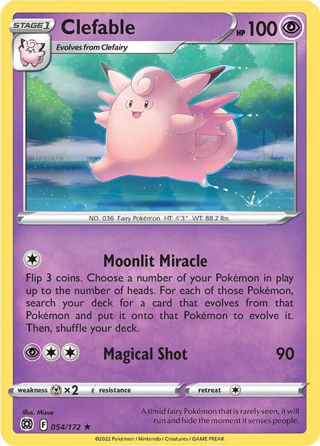 Pokemon Brilliant Stars Clefable #54