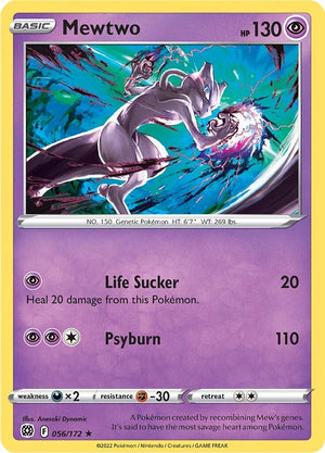 0056 Mewtwo Rare Brilliant Stars