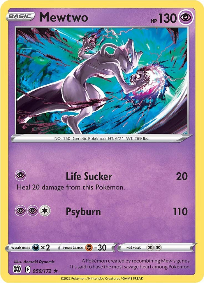 0056 Mewtwo Rare Brilliant Stars