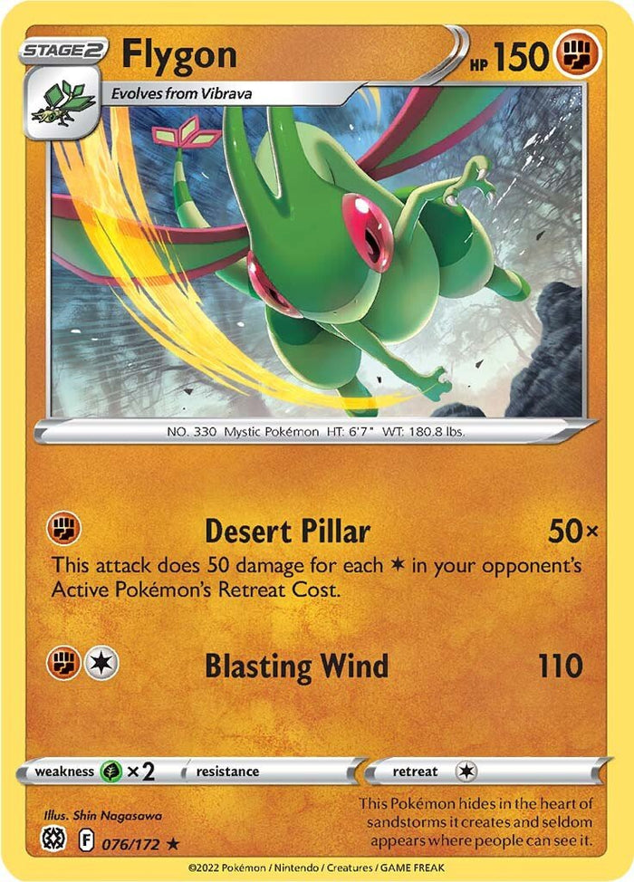 0076 Flygon Rare Brilliant Stars