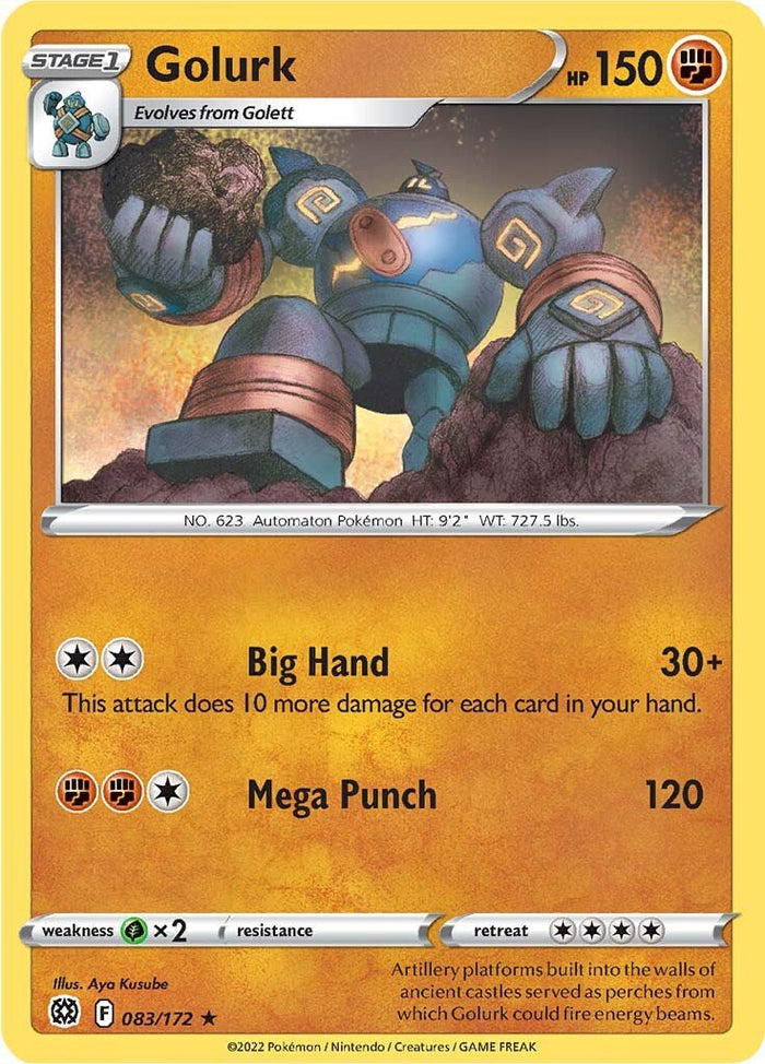 0083 Golurk Rare Brilliant Stars