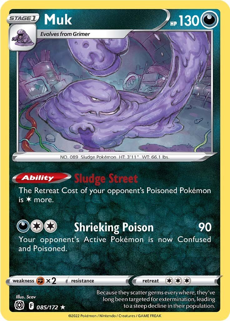 Pokemon Brilliant Stars Muk #85