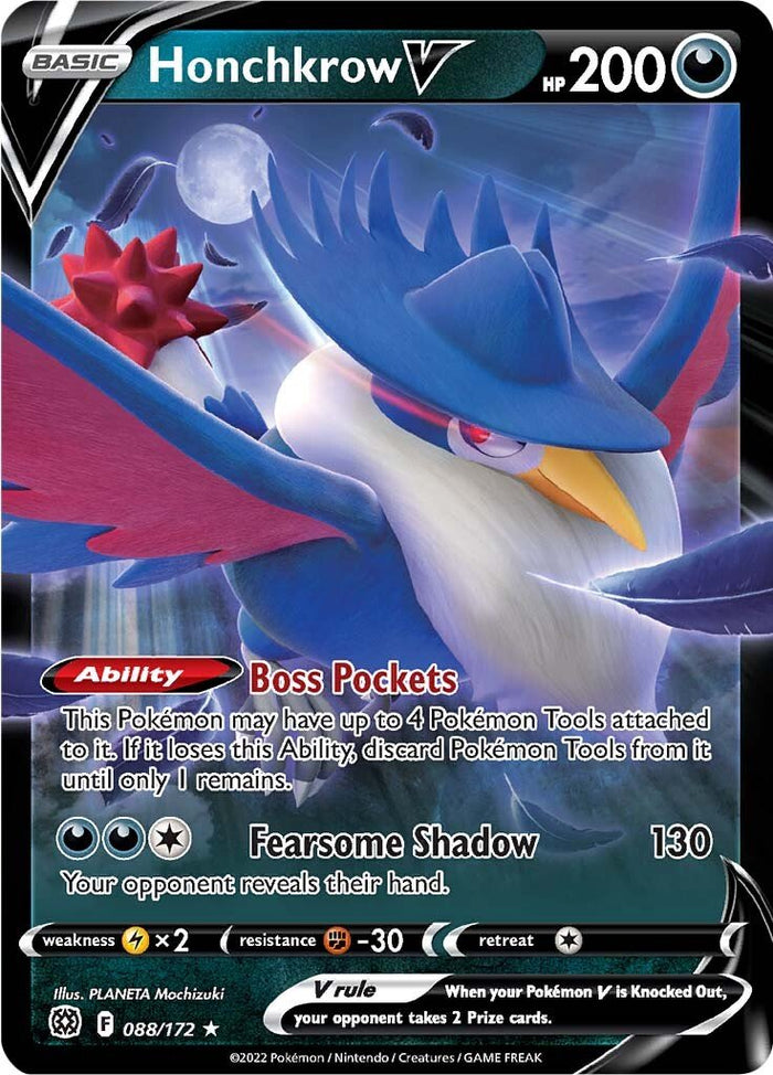 0088 Honchkrow Ultra Rare Brilliant Stars