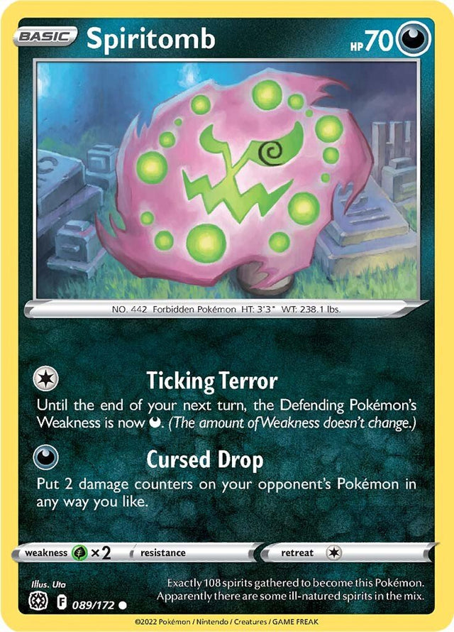 Pokemon Brilliant Stars Spiritomb #89