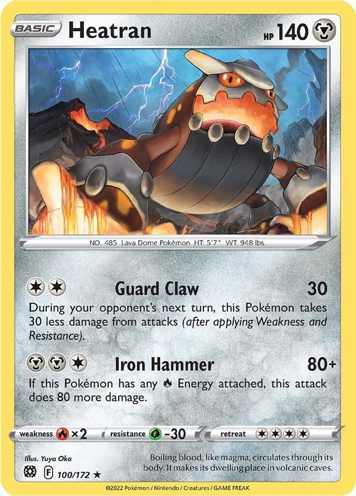 0100 Heatran Rare Brilliant Stars