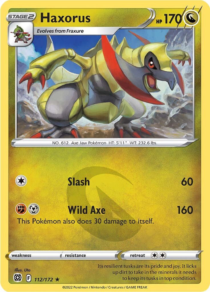 0112 Haxorus Rare Brilliant Stars