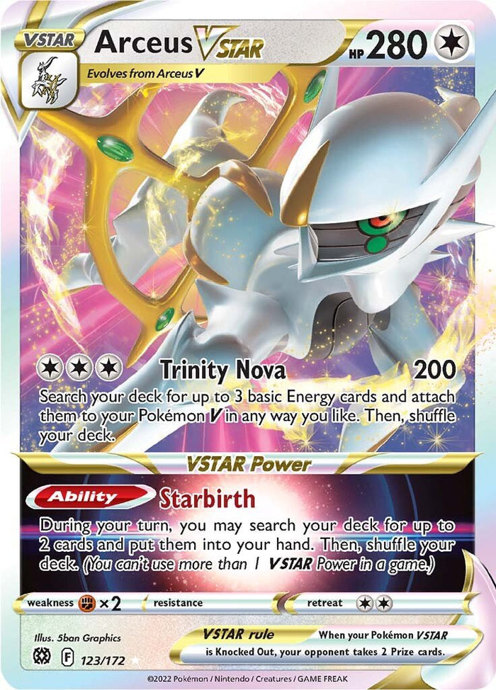 0123 Arceus  Card