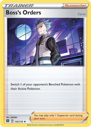 0132 Boss's Orders Holo Rare Brilliant Stars