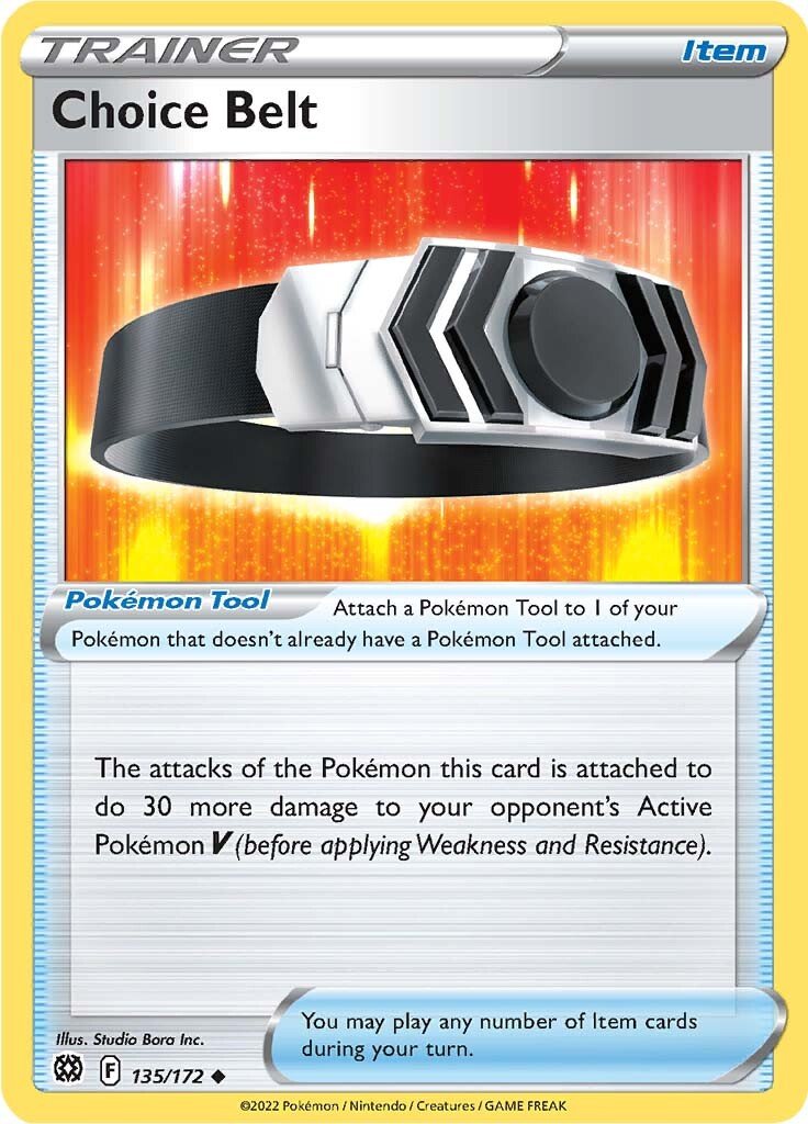 Pokemon Brilliant Stars Choice Belt #135