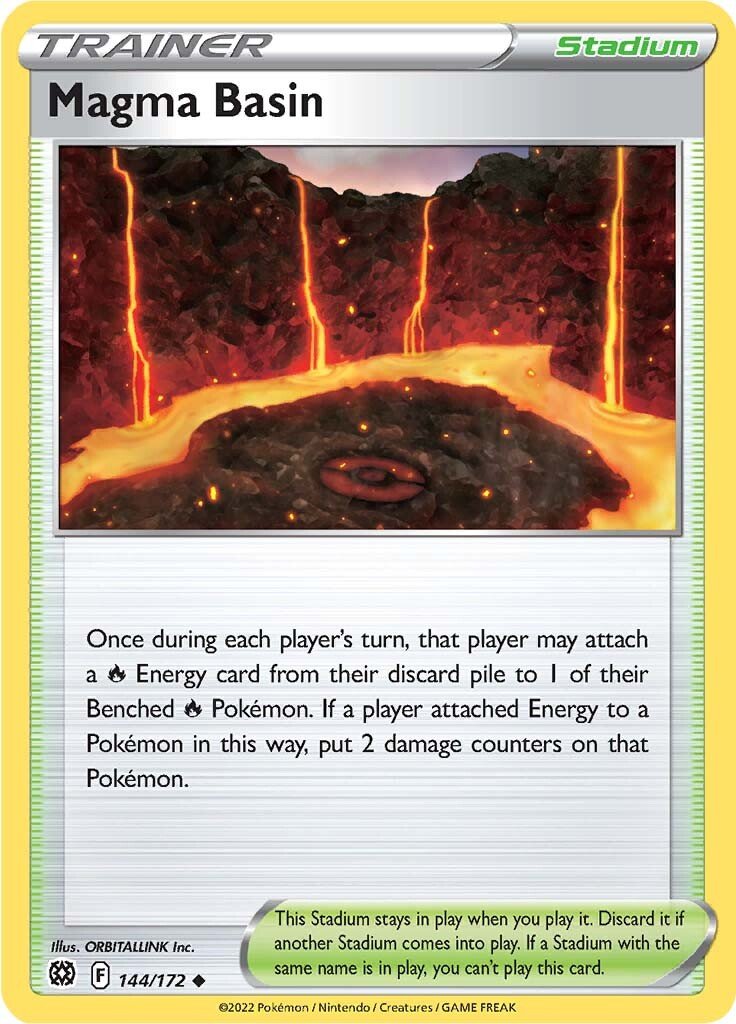 Pokemon Brilliant Stars Magma Basin #144