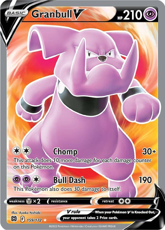 0159 Granbull Ultra Rare Brilliant Stars