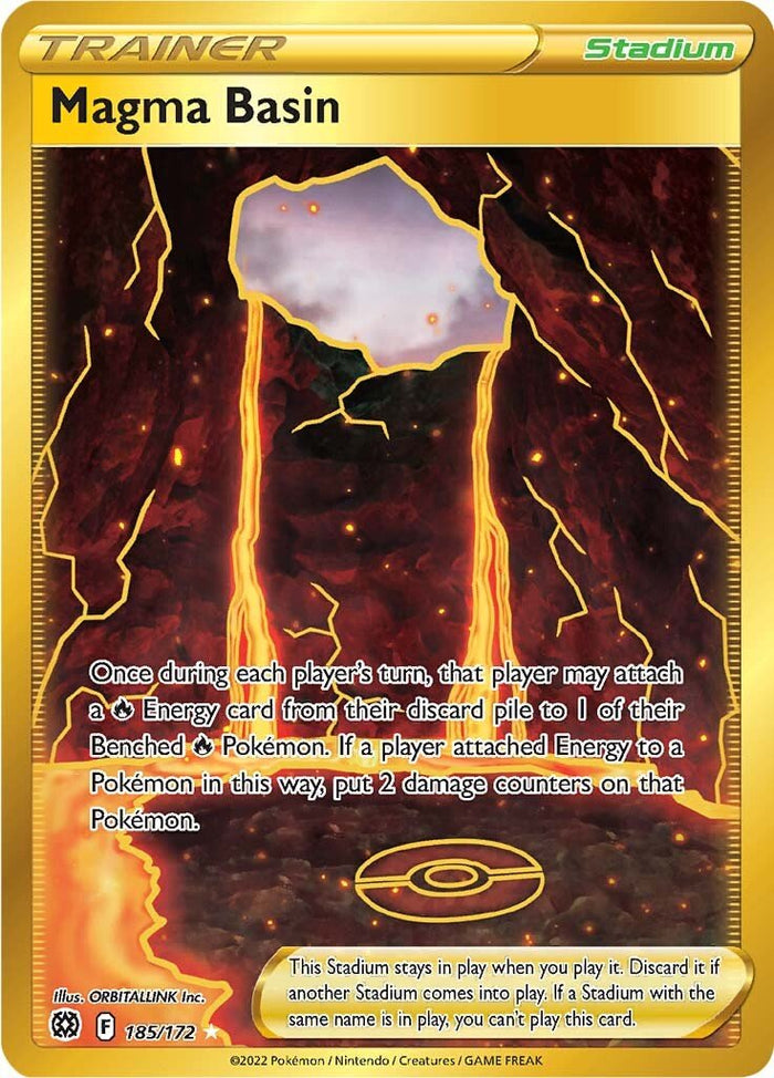 0185 Magma Basin Secret Rare Brilliant Stars