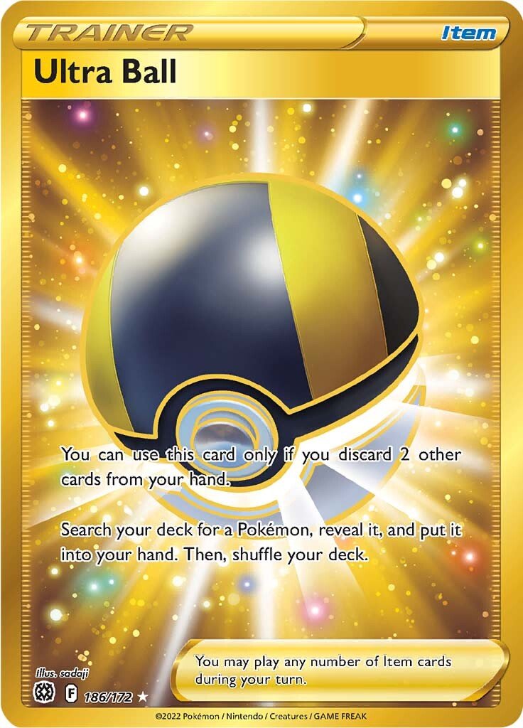 Pokemon Brilliant Stars Ultra Ball #186