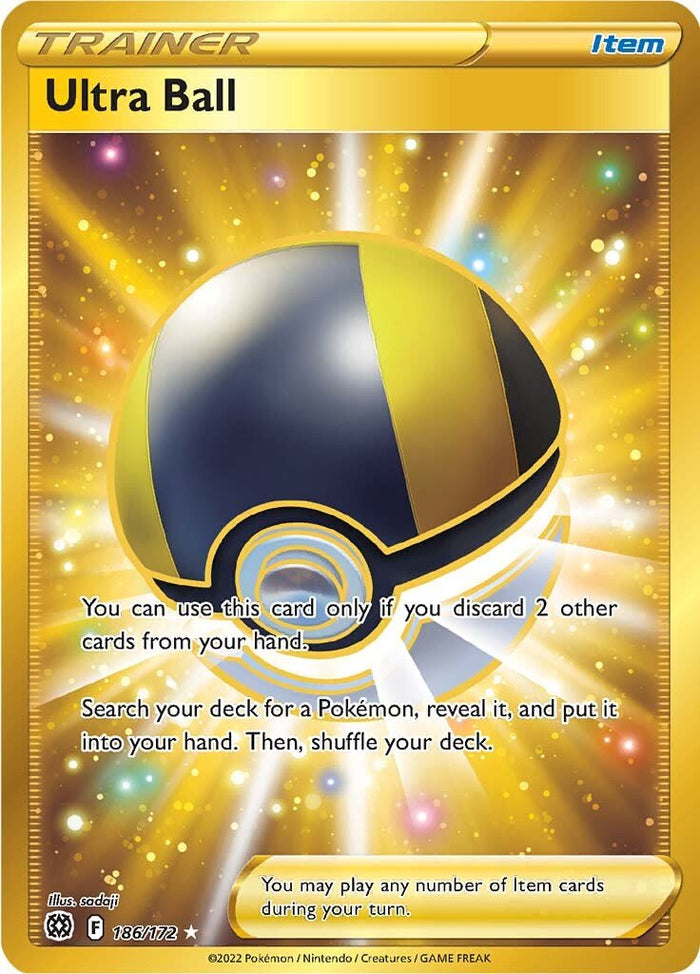 0186 Ultra Ball Secret Rare Brilliant Stars