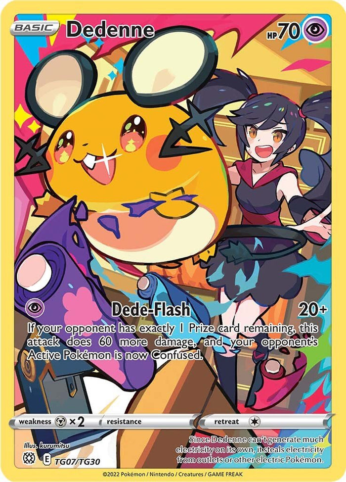 TG07 Dedenne Ultra Rare Brilliant Stars