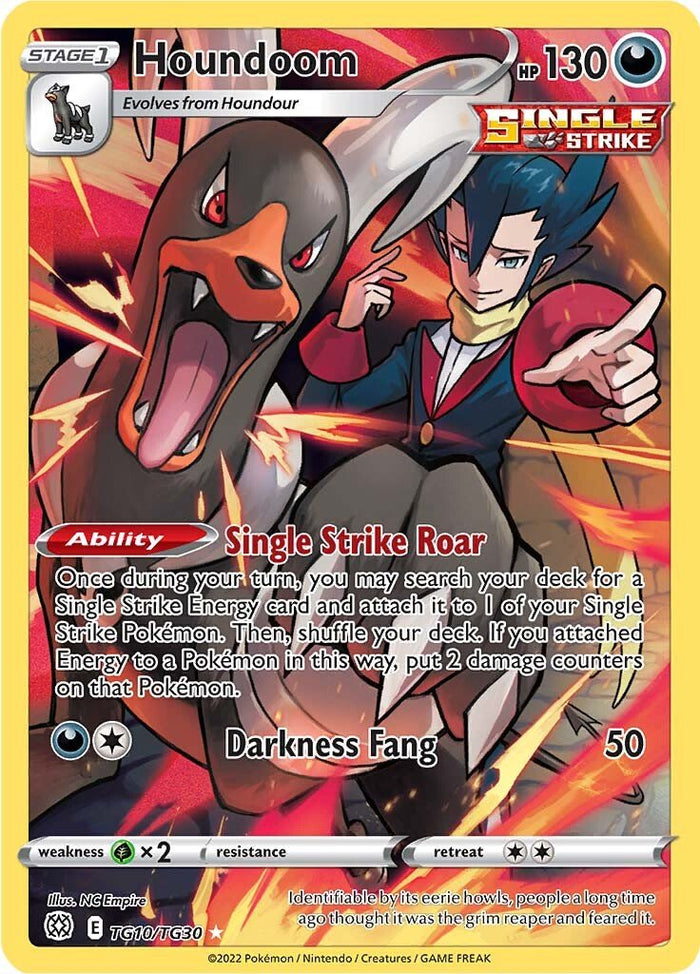 TG10 Houndoom Ultra Rare Brilliant Stars