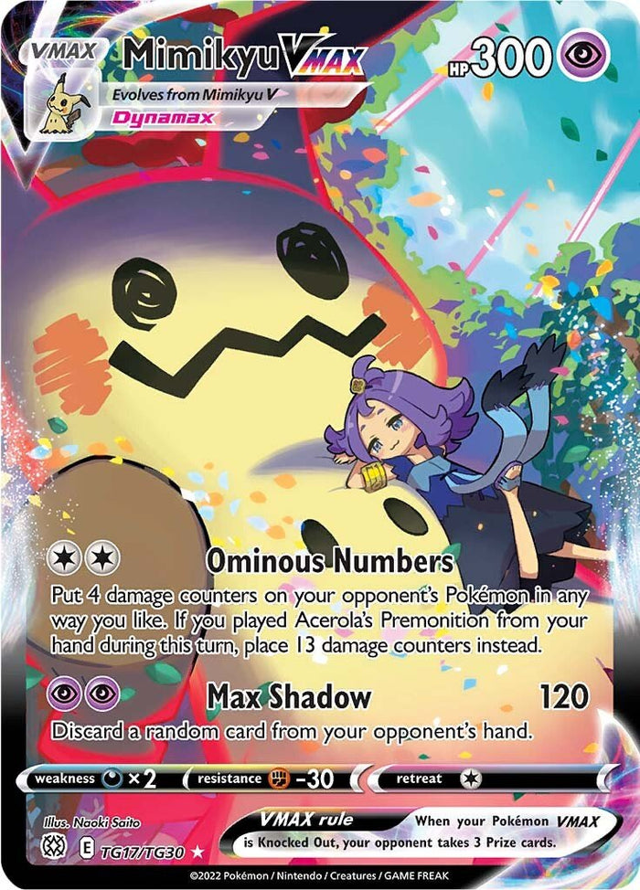 TG17 Mimikyu Ultra Rare Brilliant Stars