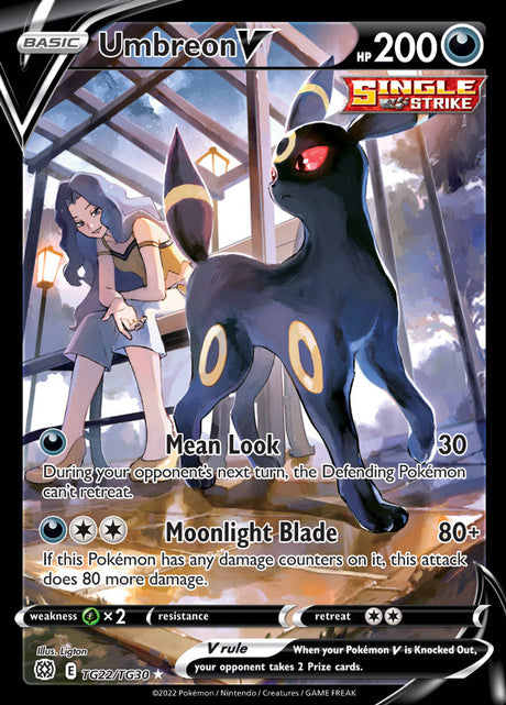 Pokemon Brilliant Stars Umbreon V #TG22