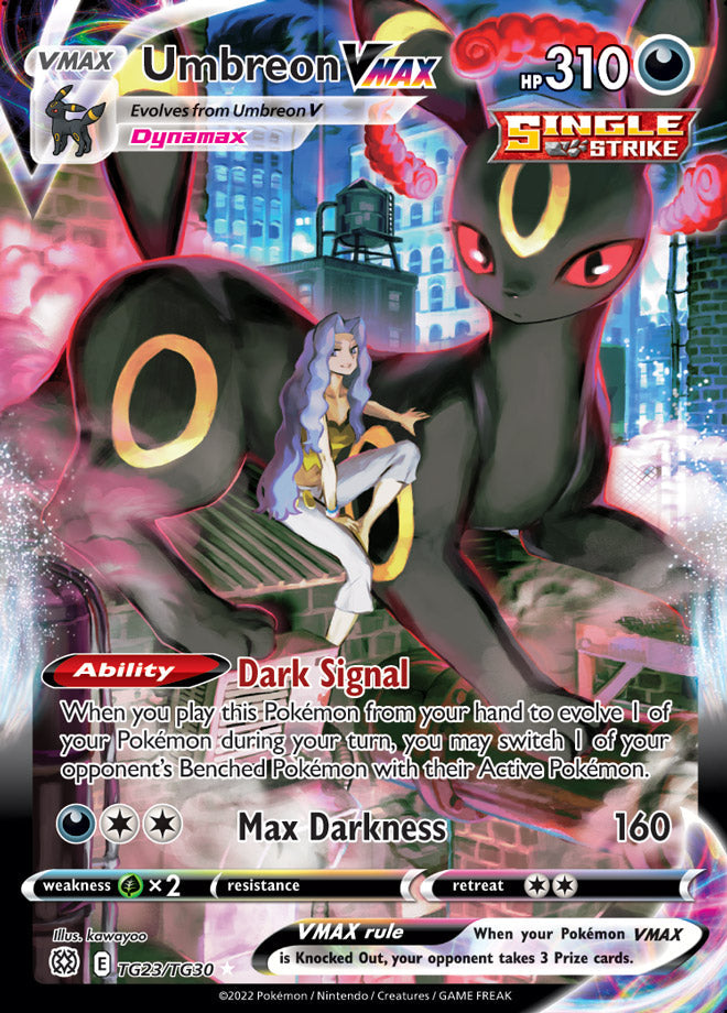 Pokemon Brilliant Stars Umbreon VMAX #TG23