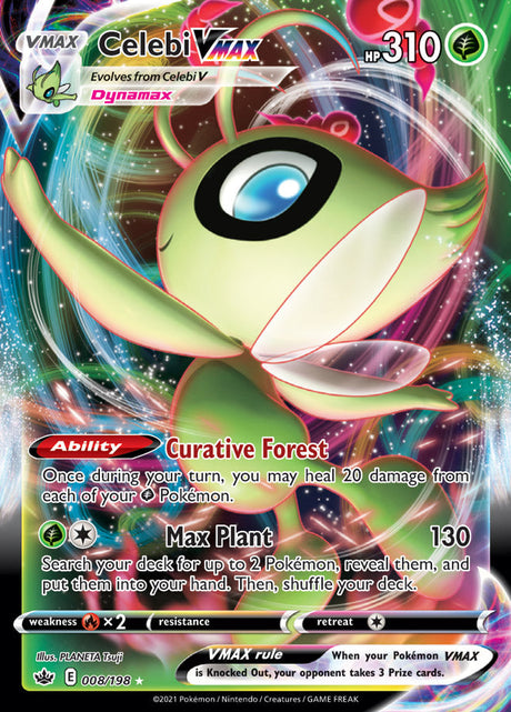 Pokemon Chilling Reign Celebi VMAX #8