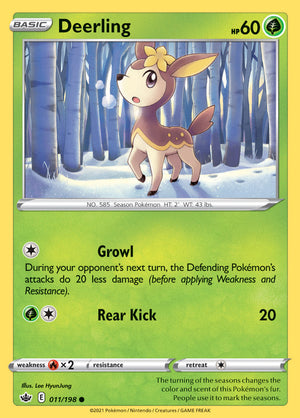0011 Deerling Common Chilling Reign