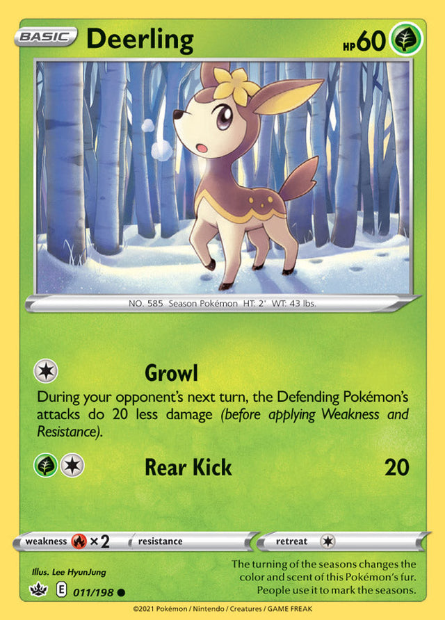 Pokemon Chilling Reign Deerling #11