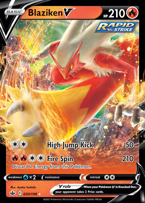 0020 Blaziken Ultra Rare Chilling Reign