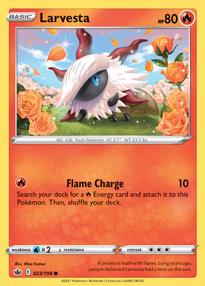 0023 Larvesta Common Chilling Reign