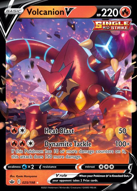 0025 Volcanion Ultra Rare Chilling Reign