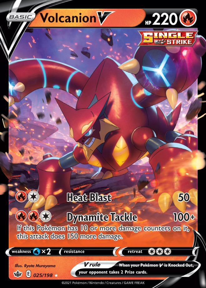 0025 Volcanion Ultra Rare Chilling Reign