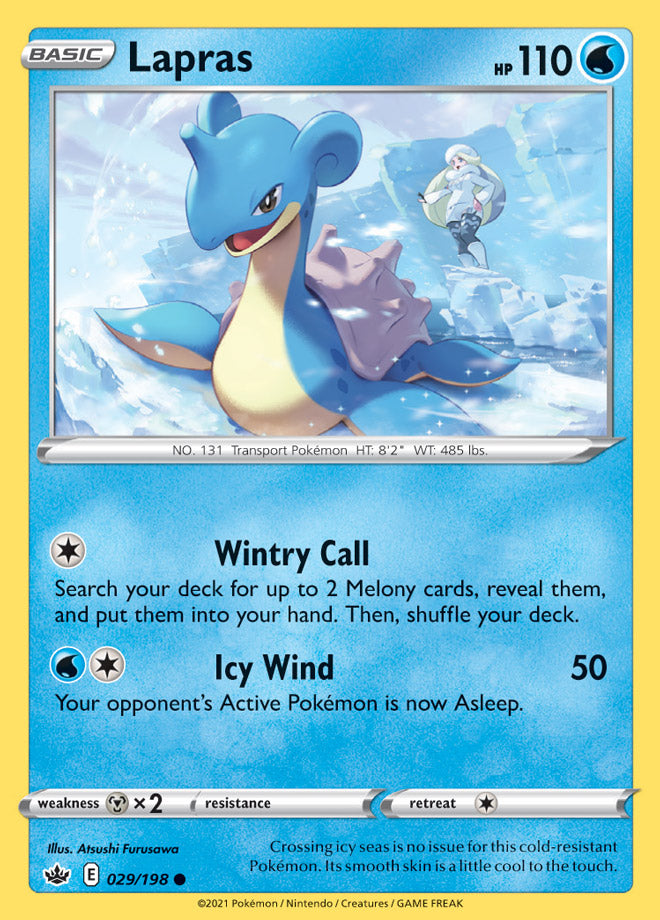 0029 Lapras Common Chilling Reign