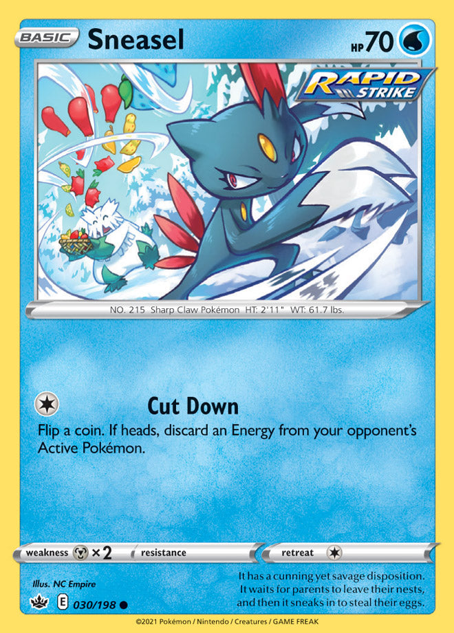0030 Sneasel Common Chilling Reign