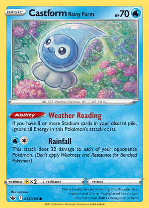 0033 Castform  Chilling Reign