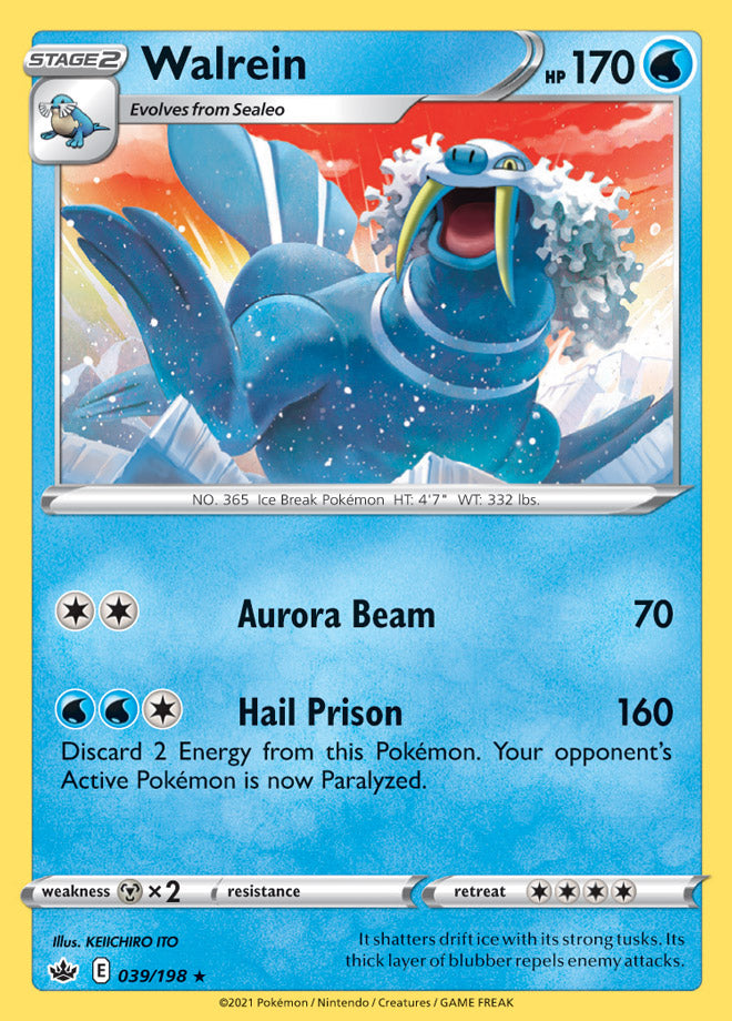 0039 Walrein Rare Chilling Reign