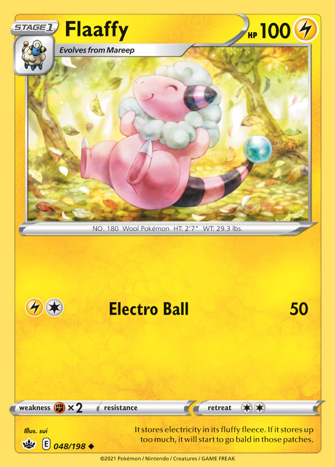Flaaffy #48/198 Uncommon - Chilling Reign Pokemon card