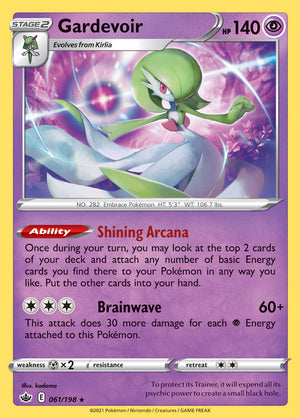 0061 Gardevoir Holo Rare Chilling Reign
