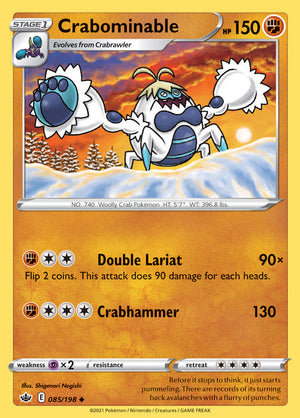 0085 Crabominable Uncommon Chilling Reign