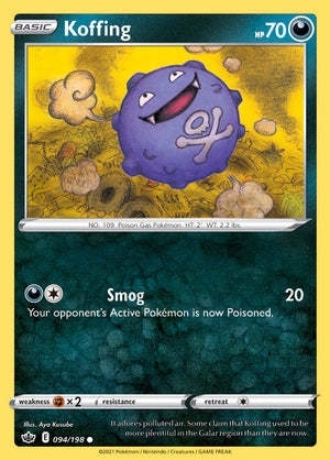0094 Koffing Common Chilling Reign